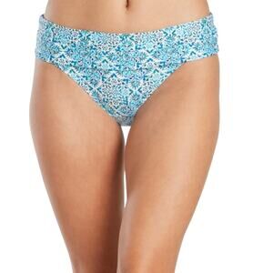 Helen Jon Convertible Hipster Swimwear bottom in Blue Montrose Size L